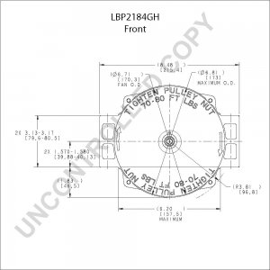 LBP2184GH | PRESTOLITE LEECE NEVILLE | ALTERNATOR LBP2184GH 