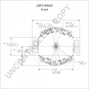 LBP2189GH | PRESTOLITE LEECE NEVILLE | ALTERNATOR LBP2189GH 