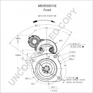 M93R3001SE | PRESTOLITE LEECE NEVILLE | ROZRUSZNIK M93R 24 6KW M93R3001SE M93R3001SE