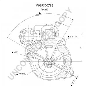 M93R3007SE | PRESTOLITE LEECE NEVILLE | ROZRUSZNIK 24V 6KW M93R3007SE M93R3007SE