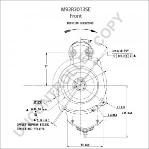 ROZRUSZNIK [PL] OE. PRESTOLITE M93R3013SE [24V][6kW] M93R3013SE 