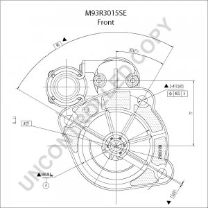 M93R3015SE | PRESTOLITE LEECE NEVILLE | ROZRUSZNIK M93R 24 6KW M93R3015SE M93R3015SE