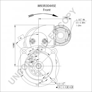 M93R3044SE | PRESTOLITE LEECE NEVILLE | ROZRUSZNIK M93 24V 6KW M93R3044SE M93R3044SE