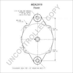 MDA2919 | PRESTOLITE LEECE NEVILLE | ALTERNATOR MDA2919 