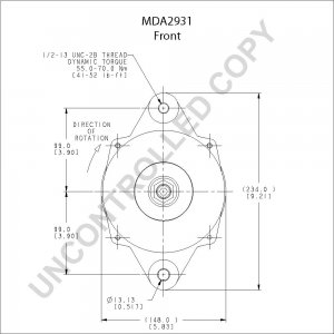 MDA2931 | PRESTOLITE LEECE NEVILLE | ALTERNATOR MDA2931 