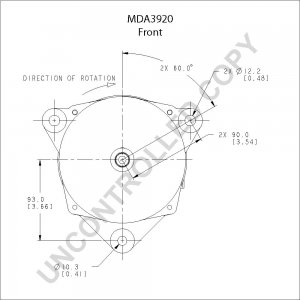 MDA3920 | PRESTOLITE LEECE NEVILLE | ALTERNATOR MDA3920 