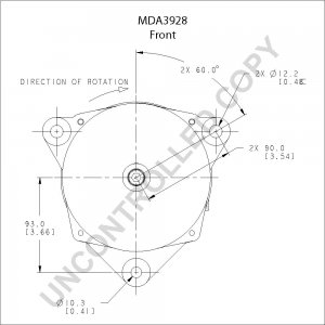 MDA3928 | PRESTOLITE LEECE NEVILLE | ALTERNATOR MDA3928 