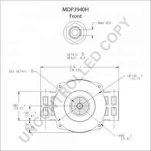 MDP3940H | PRESTOLITE LEECE NEVILLE | ALTERNATOR MDP3940H 