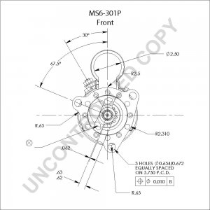 MS6-301P | PRESTOLITE LEECE NEVILLE | ROZRUSZNIK [27V][9.0KW] MS1-464P MS6-301P MS1-464P