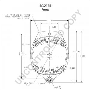 SCJ2165 | PRESTOLITE LEECE NEVILLE | ALTERNATOR SCJ2165 