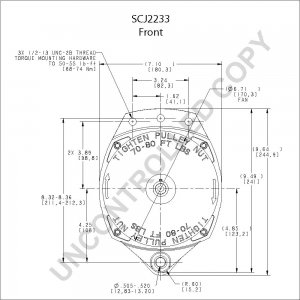 SCJ2233 | PRESTOLITE LEECE NEVILLE | ALTERNATOR 12V 185A SCJ2233 SCJ2233