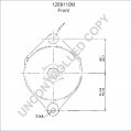 1268110M | PRESTOLITE LEECE NEVILLE | ALTERNATOR 12V 75A AC5 1268110M 1268110M