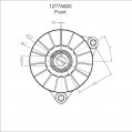 1277A820 | PRESTOLITE LEECE NEVILLE | ALTERNATOR 24V 155A BATTERYLESS 1277A820 1277A820