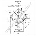 1327A081 | PRESTOLITE LEECE NEVILLE | ROZRUSZNIK [PL][12V][3.6kW] 1327A081 S115A-12-11M