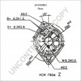 20100983 | PRESTOLITE LEECE NEVILLE | ALTERNATOR 12V 65A AUDI VW 20100983 20100983