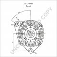 20110333 | PRESTOLITE LEECE NEVILLE | ALTERNATOR 12V 90A 20110333 20110333