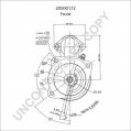 20500172 | PRESTOLITE LEECE NEVILLE | ROZRUSZNIK 12V 2.1KW CASE 20500172 20500172