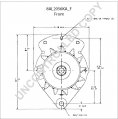 8AL2056KA-F | PRESTOLITE LEECE NEVILLE | ALTERNATOR FOR CNH 12V 51AMP 8AL2056KA-F 8AL2056KA-F