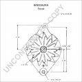 8AR2062KA | PRESTOLITE LEECE NEVILLE | ALTERNATOR 12V 51AMP 8AR2062KA 110-495