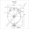 8HC2001L | PRESTOLITE LEECE NEVILLE | ALTERNATOR 8HC2001L 