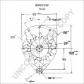 8MR2026P | PRESTOLITE LEECE NEVILLE | ALTERNATOR 8MR2026P 