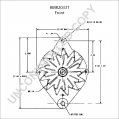 8MR2033T | PRESTOLITE LEECE NEVILLE | ALTERNATOR 8MR2033T 