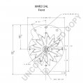 8MR2124L | PRESTOLITE LEECE NEVILLE | ALTERNATOR 8MR2124L 