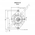 8MR2301LB | PRESTOLITE LEECE NEVILLE | ALTERNATOR 8MR2301LB 