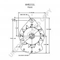 8MR2332L | PRESTOLITE LEECE NEVILLE | ALTERNATOR 8MR2332L 