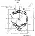 8SC2223V | PRESTOLITE LEECE NEVILLE | ALTERNATOR 8SC2223V 