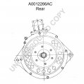 A0012266AC | PRESTOLITE LEECE NEVILLE | ALTERNATOR A0012266AC 