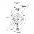 A0012360JB | PRESTOLITE LEECE NEVILLE | ALTERNATOR A0012360JB 