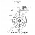 A0012808LC | PRESTOLITE LEECE NEVILLE | ALTERNATOR A0012808LC 