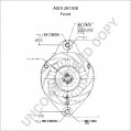 A0012819JB | PRESTOLITE LEECE NEVILLE | ALTERNATOR A0012819JB 