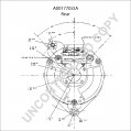 A0017703JA | PRESTOLITE LEECE NEVILLE | ALTERNATOR A0017703JA 