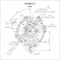 AVi1361C11 | PRESTOLITE LEECE NEVILLE | ALTERNATOR 12V 120 AMP AVI1361C11 AVI1361C11