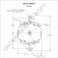 LBA2198MDH | PRESTOLITE LEECE NEVILLE | ALTERNATOR LBA2198MDH 