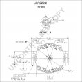 LBP2224H | PRESTOLITE LEECE NEVILLE | ALTERNATOR LBP2224H 