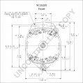 SCJ2225 | PRESTOLITE LEECE NEVILLE | ALTERNATOR SCJ2225 