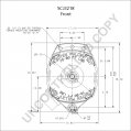 SCJ3218 | PRESTOLITE LEECE NEVILLE | ALTERNATOR 24V 170A W/AIR INL SCJ3218 SCJ3218