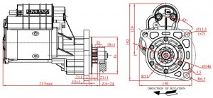 123708143 | JUBANA | Rozrusznik przek??adniowy [12V][2.8kW] | FORD-NH   123708143 82015723