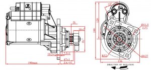 123708188 | JUBANA | Rozrusznik przek??adniowy [12V][2.8kW] | VOLVO   123708188 0001359118